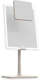 LED Vanity Mirror with Lights & 7X Magnification – Dimmable USB-C Rechargeable Tabletop Mirror