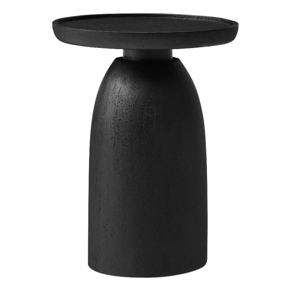 Round Solid Mango Wood Side Table
