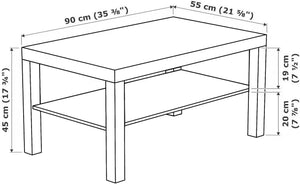 White Rectangular Coffee Table