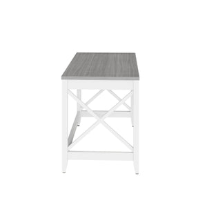Farmhouse Writing Desk 47" | Light Grey