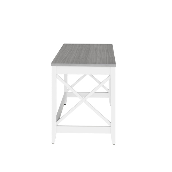Farmhouse Writing Desk 47" | Light Grey