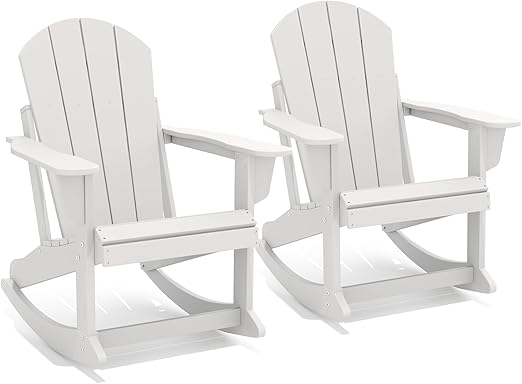 HDPE Adirondack Rocking Chair – Outdoor Porch Rocker