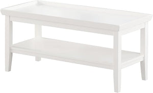 Coffee Table with Storage Shelf