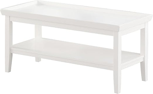 Coffee Table with Storage Shelf