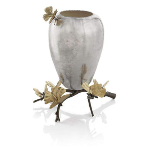 Ginkgo Butterfly Decorative Vase