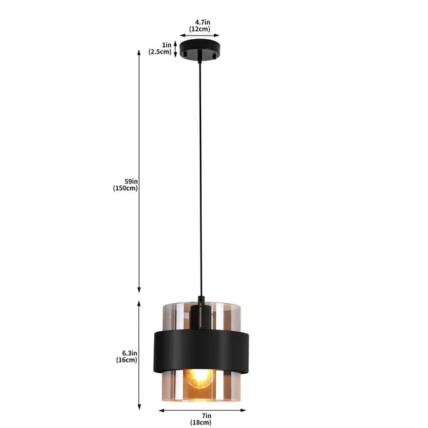 Mini Glass Pendant Light – Kitchen Island & Dining Fixture