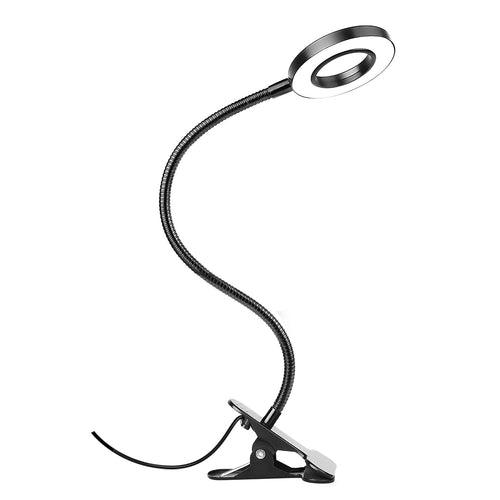 Clip-On Desk Lamp with Dimmable LED