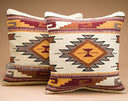 Southwestern Wool Pillow Covers 18x18 – Set of 2