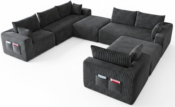 146" Modular Sectional Cloud Couch