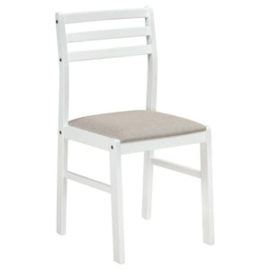 3-Piece Drop Leaf Round Dining Set with 2 Chairs
