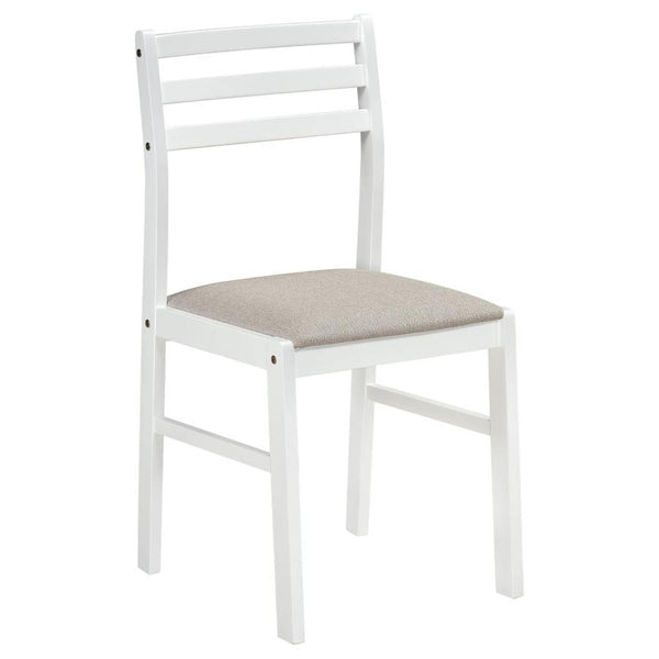 3-Piece Drop Leaf Round Dining Set with 2 Chairs