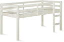 Junior Twin Loft Bed – Solid Pine Wood, Kids Space-Saving Design