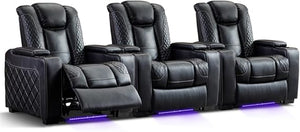 Electric Power Recliner Chair with Ambient Lighting