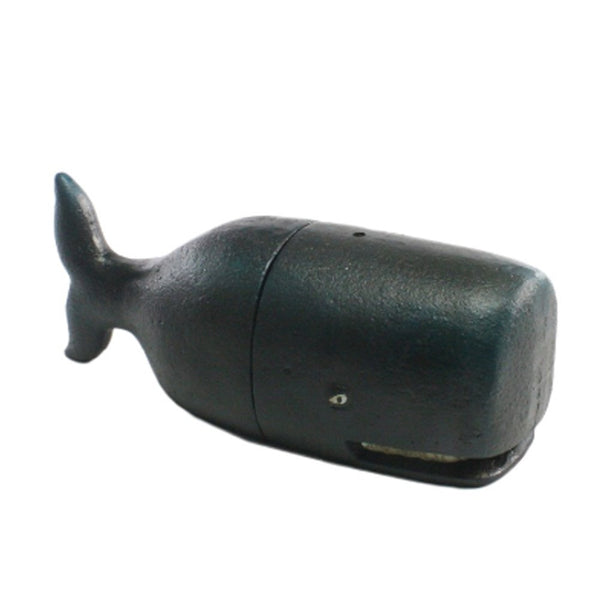 Cast Iron Whale Bookends – Set of 2