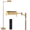 Dimmable LED Pharmacy Floor Lamp with Swing Arm