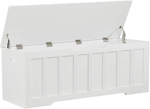Large Storage Chest Bench with Safety Hinges