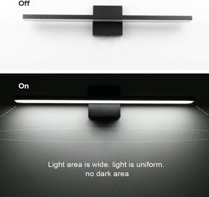 Modern LED Black Vanity Light 5-Piece Bathroom Set