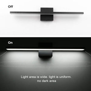 Modern LED Black Vanity Light 5-Piece Bathroom Set