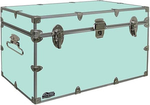 XL Steel Storage Trunk – 32 x 18 x 18.5 Inches