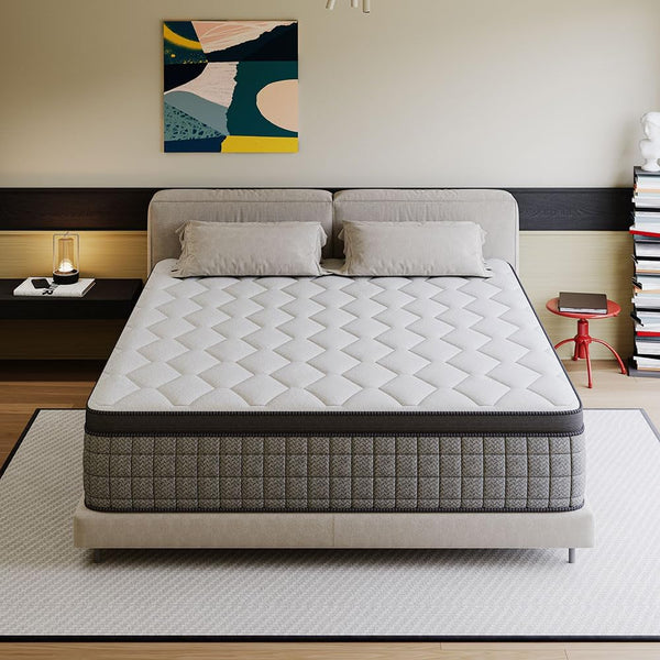 12-Inch Hybrid Mattress – Memory Foam & Pocket Spring