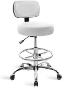 Adjustable Height Drafting Chair with Back & Footrest