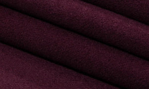 Wine Wool Blend Coating Fabric – Heavy Weight, 59" Wide