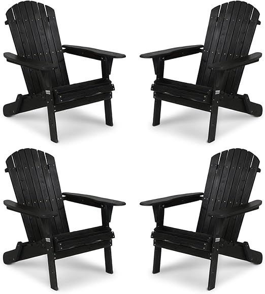 Folding Adirondack Chair – Solid Fir Wood, Outdoor