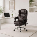 Ergonomic Massage Office Chair with Heat & Kneading | Reclining Executive Desk Chair with Footrest