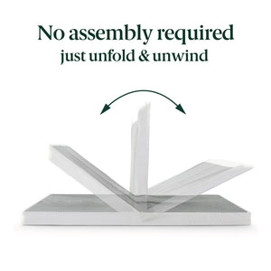 4-Inch No-Assembly Folding Metal Box Spring Mattress Foundation