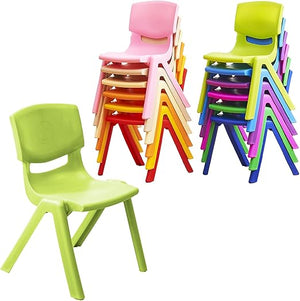 Stackable Kids Plastic Chairs Set for Classroom & Daycare