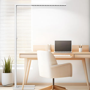 77" LED Floor Lamp – Dimmable Eye-Care Standing Lamp, 7350LM 70W, 4000K Bright Light for Living Room & Office
