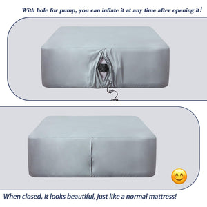 Air Mattress Sheet Set – Deep Pocket Fitted Sheet with Inflation Opening
