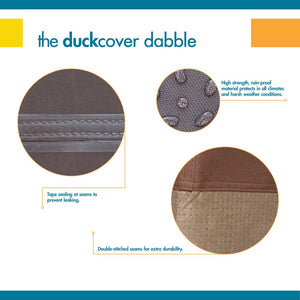 Round Patio Table and Chair Set Cover with Umbrella Hole