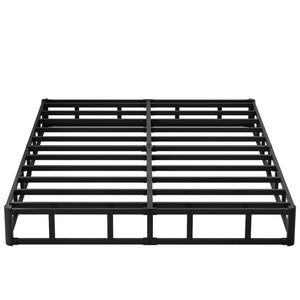 Box Spring with Fabric Cover – 8" High Profile Metal Mattress Foundation