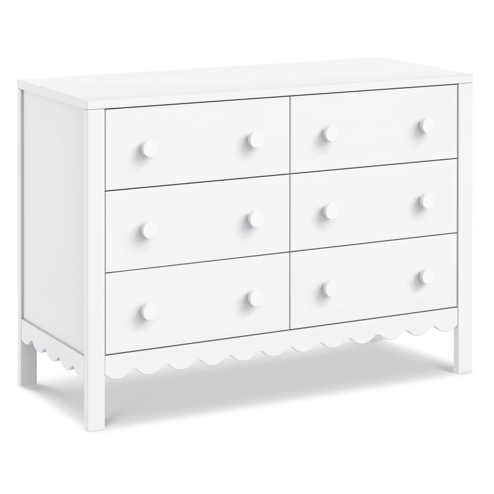 Scallop 6-Drawer Dresser