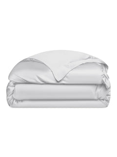 Twin Bamboo Duvet Cover Set – White