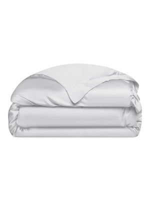 Twin Bamboo Duvet Cover Set – White