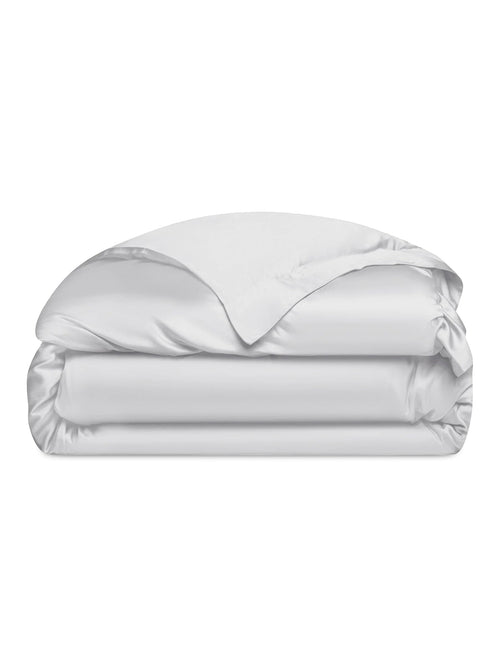 Twin Bamboo Duvet Cover Set – White