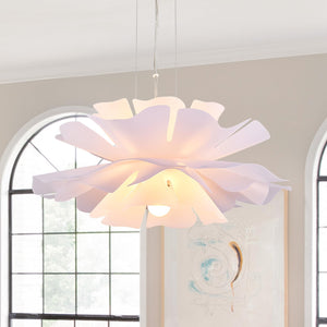 Floral Pendant Light – 2-Light Modern Chandelier