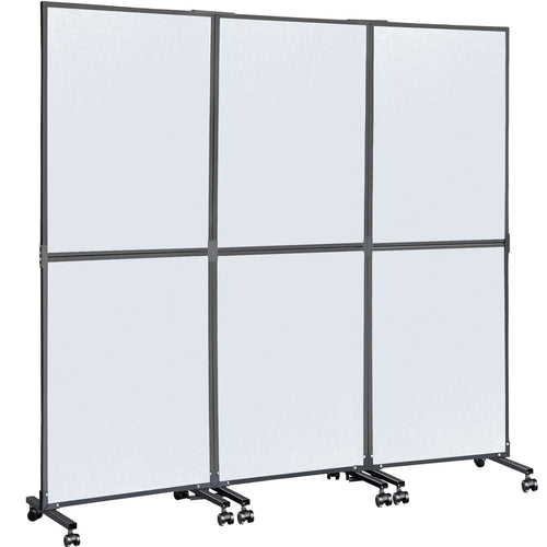 3-Panel Acoustic Office Room Divider 72"W x 66"H