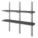Wall Mount Shed Shelf Kit – 2-Shelf Resin Storage Set