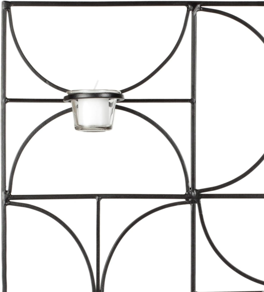 Cast Iron 5-Candle Wall Sconce