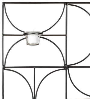 Cast Iron 5-Candle Wall Sconce