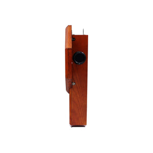 Traditional Schoolhouse Wall Clock with Chime and Pendulum