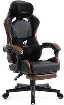 Ergonomic Gaming Chair with Footrest & Recliner