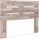 Queen Open Slat Panel Headboard – Engineered Wood, Rustic Style