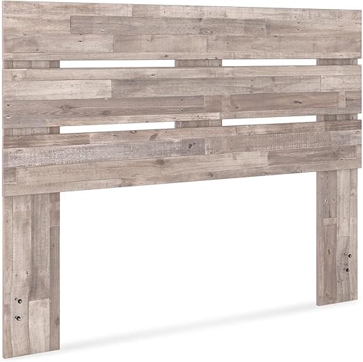 Queen Open Slat Panel Headboard – Engineered Wood, Rustic Style