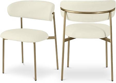 Vegan Leather Dining Chair Set of 2