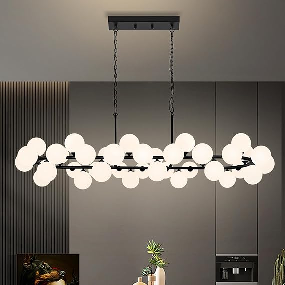 59-Inch Wagon Wheel Chandelier – 36-Light Farmhouse Pendant for High Ceilings