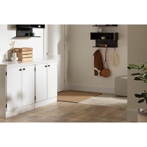 2-Door Storage Cabinet with Adjustable Shelf